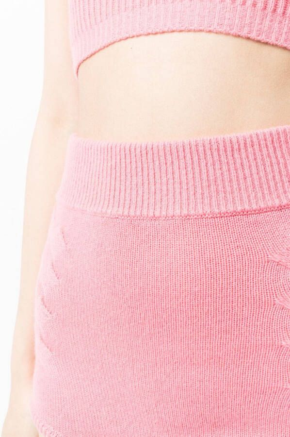 Cashmere In Love High waist shorts Roze