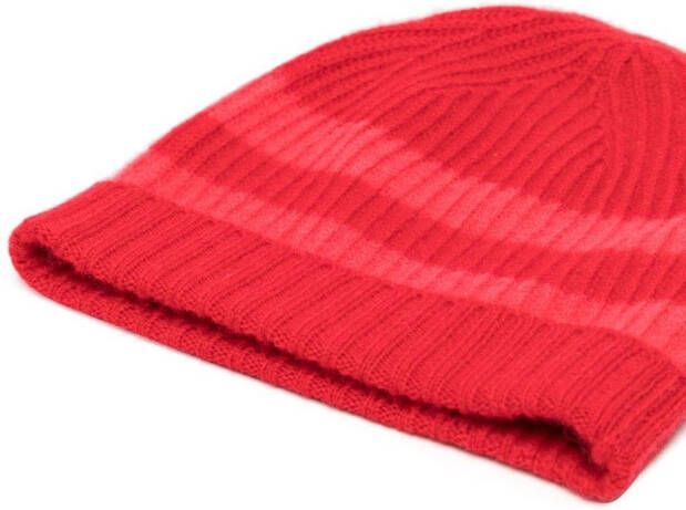 Cashmere in Love Kids Gestreepte muts Rood