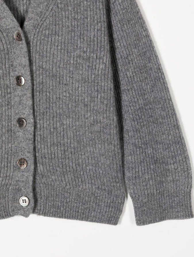 Cashmere in Love Kids Kasjmier vest Grijs