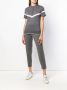Cashmere In Love ruffle trimming knitted polo shirt Grijs - Thumbnail 2