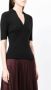 Cashmere In Love Poloshirt met V-hals Zwart - Thumbnail 3