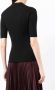 Cashmere In Love Poloshirt met V-hals Zwart - Thumbnail 4