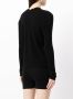 Cashmere In Love Ribgebreid vest Zwart - Thumbnail 4