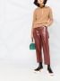 Cashmere In Love Ribgebreide hoodie Bruin - Thumbnail 2