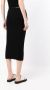 Cashmere In Love Ribgebreide rok Zwart - Thumbnail 4