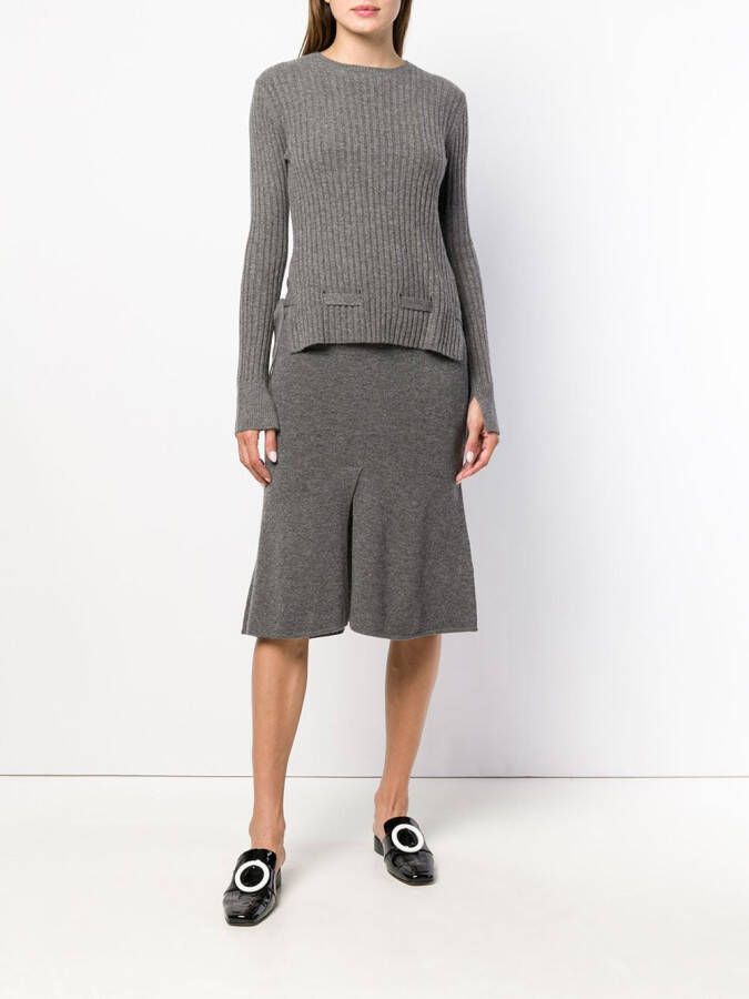 Cashmere In Love Rok Grijs