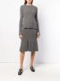Cashmere In Love Rok Grijs - Thumbnail 2