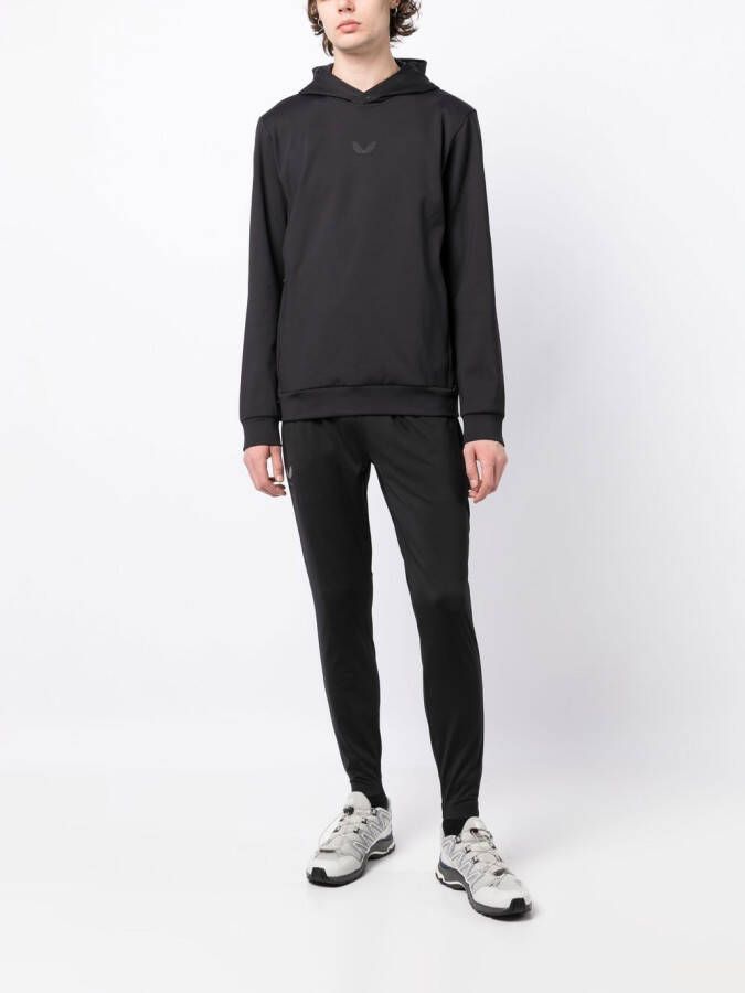 Castore Hoodie met logoprint Zwart