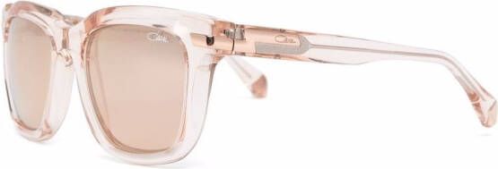 Cazal 8501 zonnebril met vierkant montuur Beige