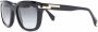 Cazal 8501 zonnebril met vierkant montuur Zwart - Thumbnail 2