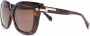 Cazal 8502 zonnebril met vierkant montuur Bruin - Thumbnail 2