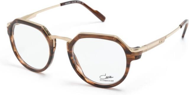 Cazal Bril met rond montuur Bruin