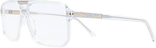 Cazal Bril met vierkant montuur Beige