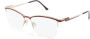 Cazal Bril met vierkant montuur Rood - Thumbnail 2