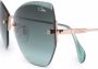 Cazal Zonnebril met cat-eye montuur Groen - Thumbnail 3