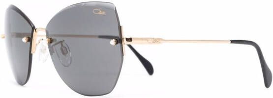 Cazal Zonnebril met cat-eye montuur Zwart