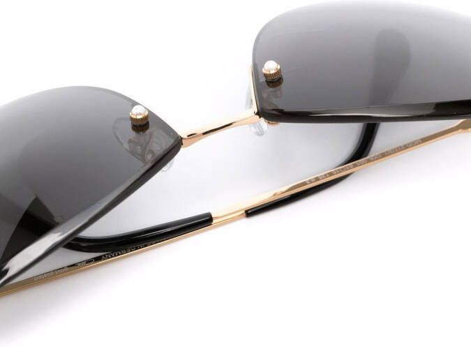 Cazal Zonnebril met cat-eye montuur Zwart