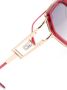 Cazal Zonnebril met oversized montuur Rood - Thumbnail 3