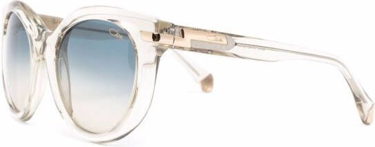 Cazal Zonnebril met rond montuur Beige