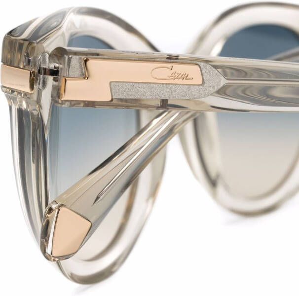 Cazal Zonnebril met rond montuur Beige