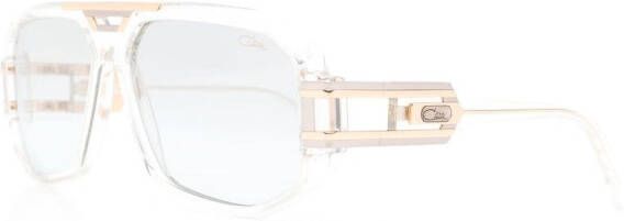 Cazal Zonnebril met vierkant montuur Beige