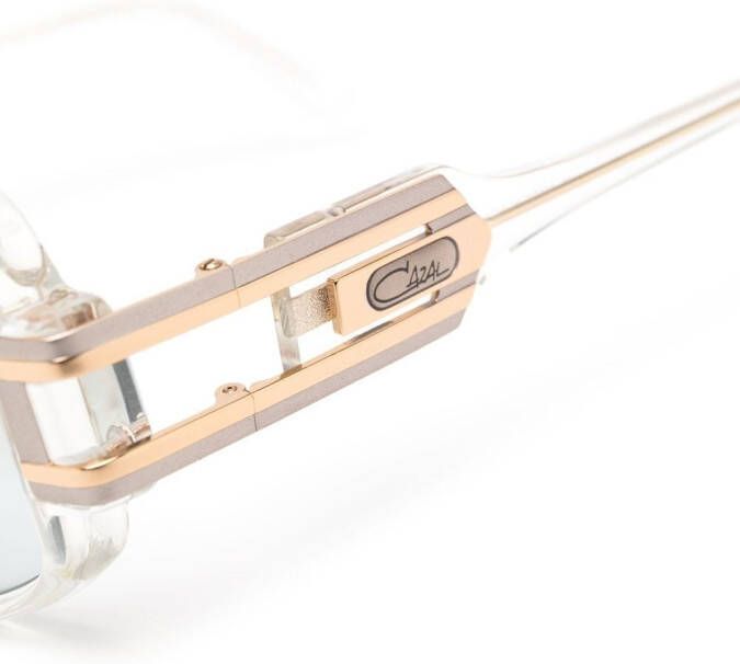 Cazal Zonnebril met vierkant montuur Beige