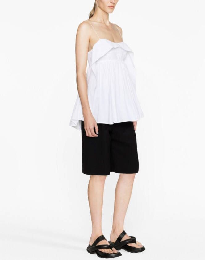 Cecilie Bahnsen Flared top Wit