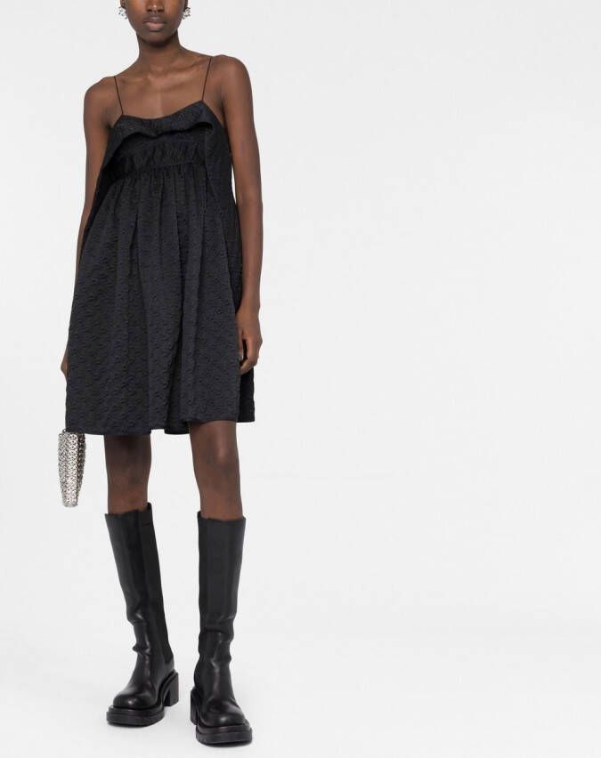 Cecilie Bahnsen Jurk met empire taille Zwart