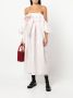 Cecilie Bahnsen Off-shoulder jurk Roze - Thumbnail 2
