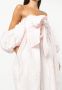 Cecilie Bahnsen Off-shoulder jurk Roze - Thumbnail 5