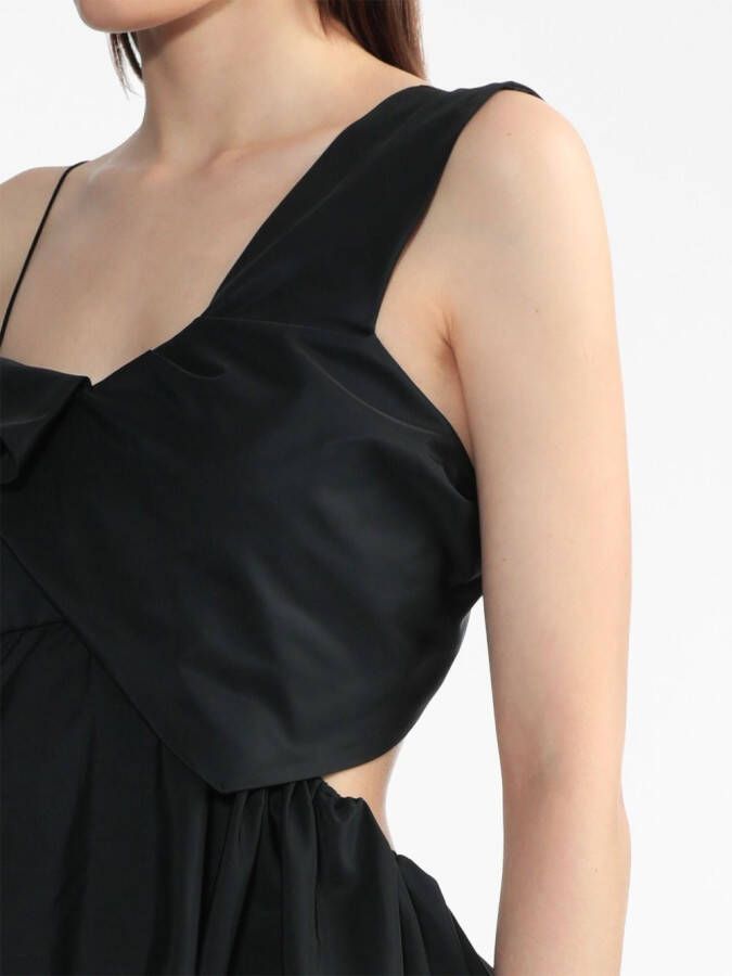 Cecilie Bahnsen Asymmetrische blouse Zwart