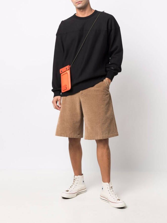 Champion Sweater met geborduurd logo Zwart