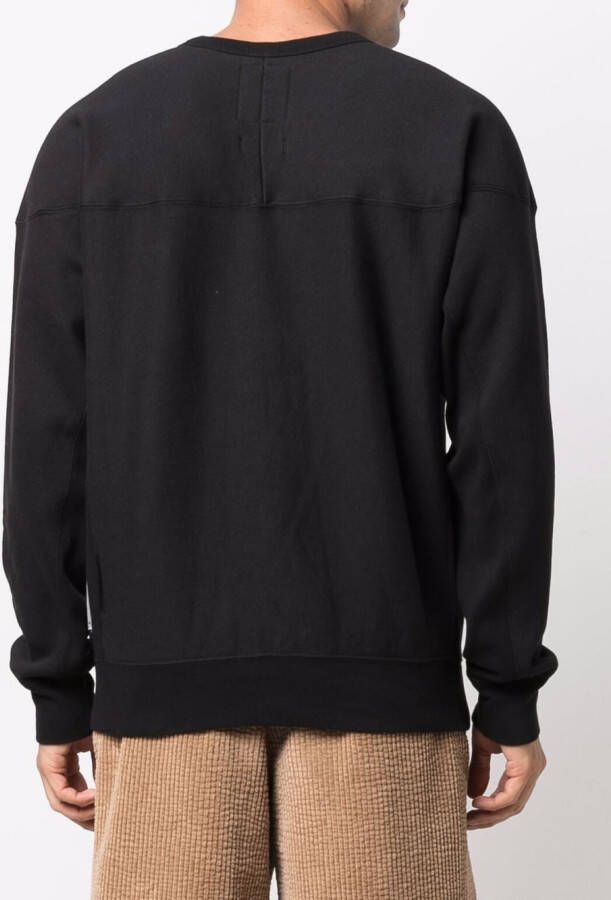 Champion Sweater met geborduurd logo Zwart