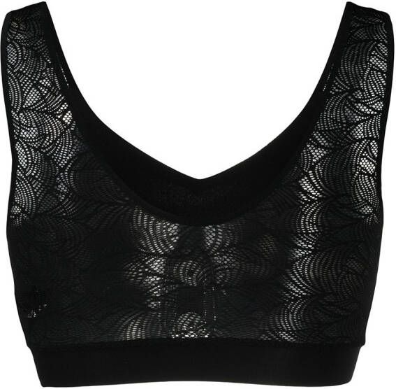 Chantelle Top met kant Zwart
