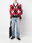 Charles Jeffrey Loverboy Vest met V-hals Rood - Thumbnail 2