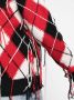 Charles Jeffrey Loverboy Vest met V-hals Rood - Thumbnail 5