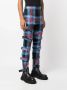 Charles Jeffrey Loverboy Geruite broek Blauw - Thumbnail 3