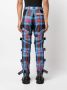 Charles Jeffrey Loverboy Geruite broek Blauw - Thumbnail 4