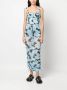 Charles Jeffrey Loverboy Midi-jurk met print Blauw - Thumbnail 2