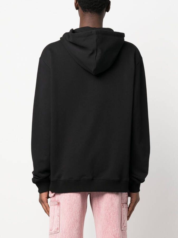 Charles Jeffrey Loverboy Hoodie met geborduurd logo Zwart