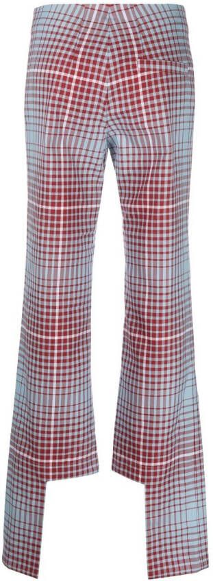 Charles Jeffrey Loverboy Geruite broek Blauw
