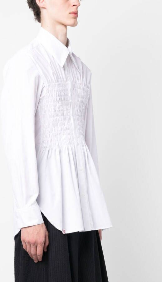 Charles Jeffrey Loverboy Overhemd met lange mouwen Wit