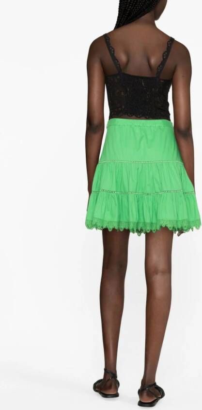 Charo Ruiz Ibiza Gelaagde mini-rok Groen