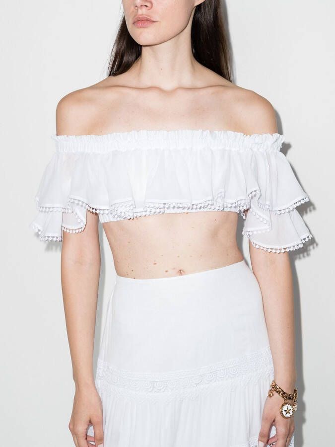 Charo Ruiz Ibiza Cropped top Wit
