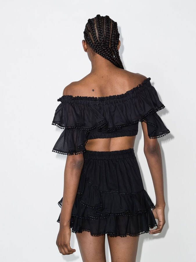 Charo Ruiz Ibiza Cropped top Zwart