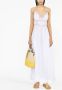 Charo Ruiz Ibiza Maxi-jurk met V-hals Wit - Thumbnail 2