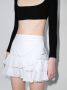 Charo Ruiz Ibiza Gelaagde mini-rok Wit - Thumbnail 2