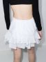 Charo Ruiz Ibiza Gelaagde mini-rok Wit - Thumbnail 3