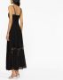 Charo Ruiz Ibiza Maxi-jurk met kanten afwerking Zwart - Thumbnail 3