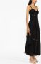 Charo Ruiz Ibiza Maxi-jurk met kanten afwerking Zwart - Thumbnail 4